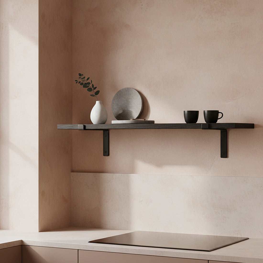 Factory Wall Shelf - FSC-recycled wood - 80 cm