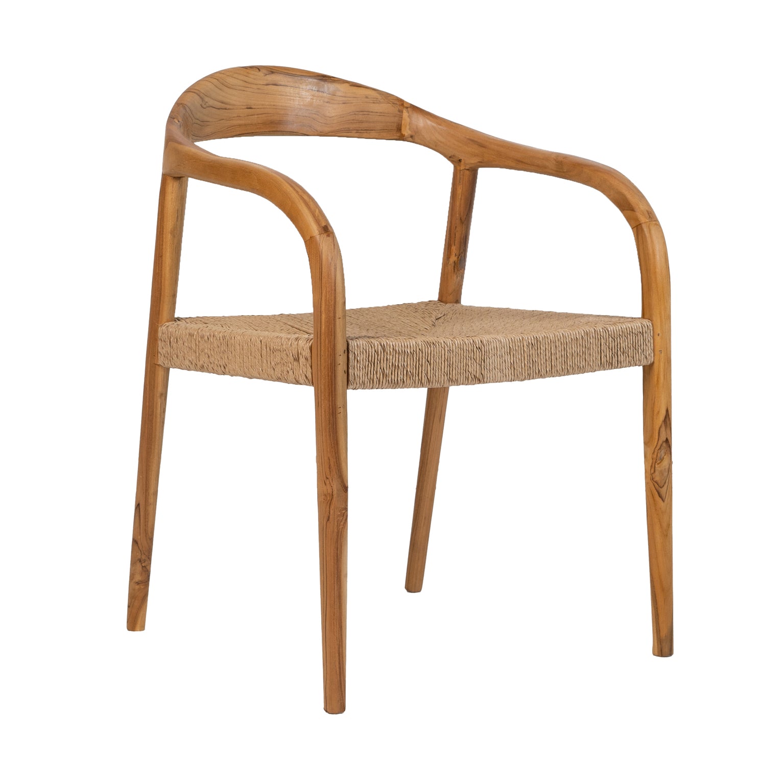 Dining Bundle: Pantai Teak Table Ø 120 cm + Cemagi Chairs