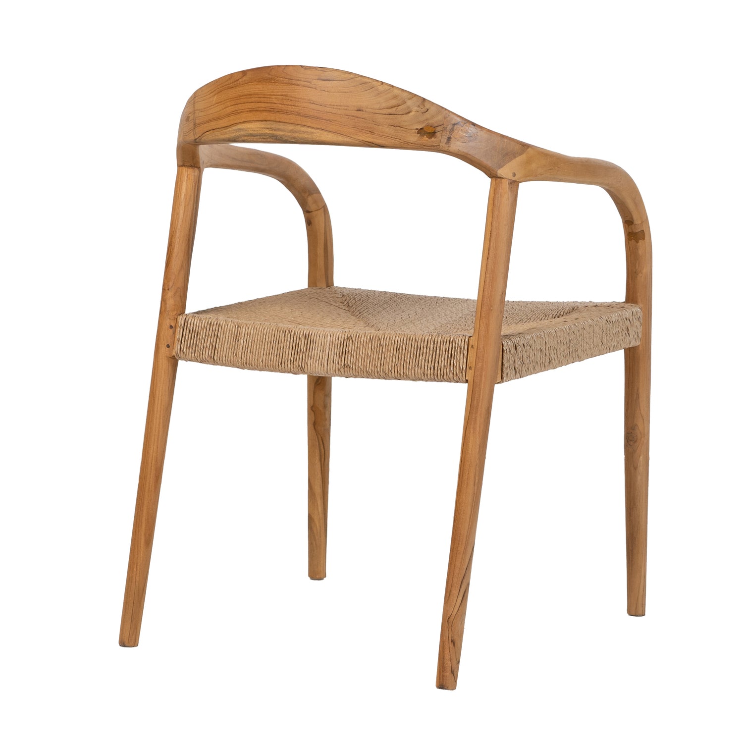 Dining Bundle: Pantai Teak Table Ø 120 cm + Cemagi Chairs