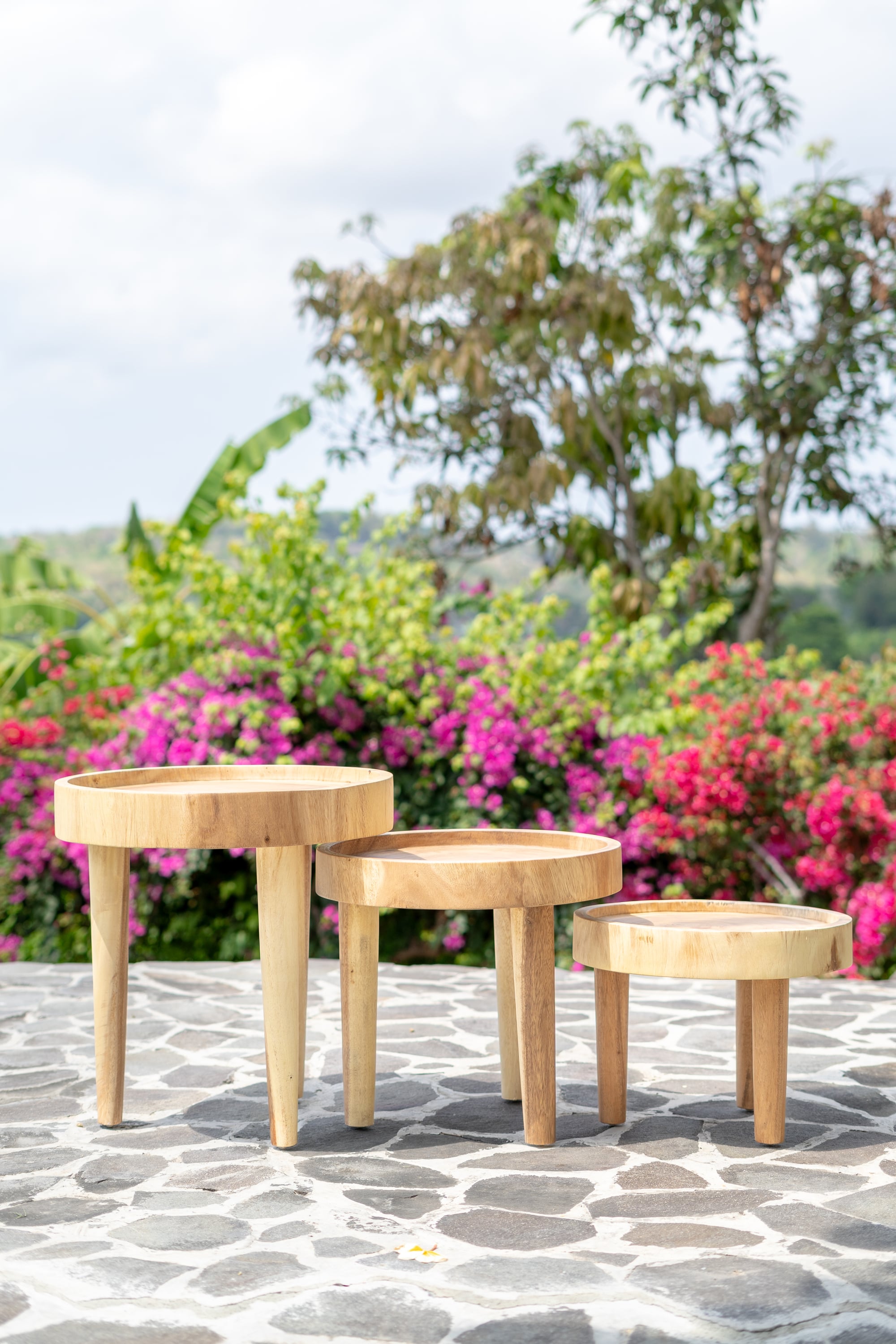 Three Legged 'Ulu' Side Table