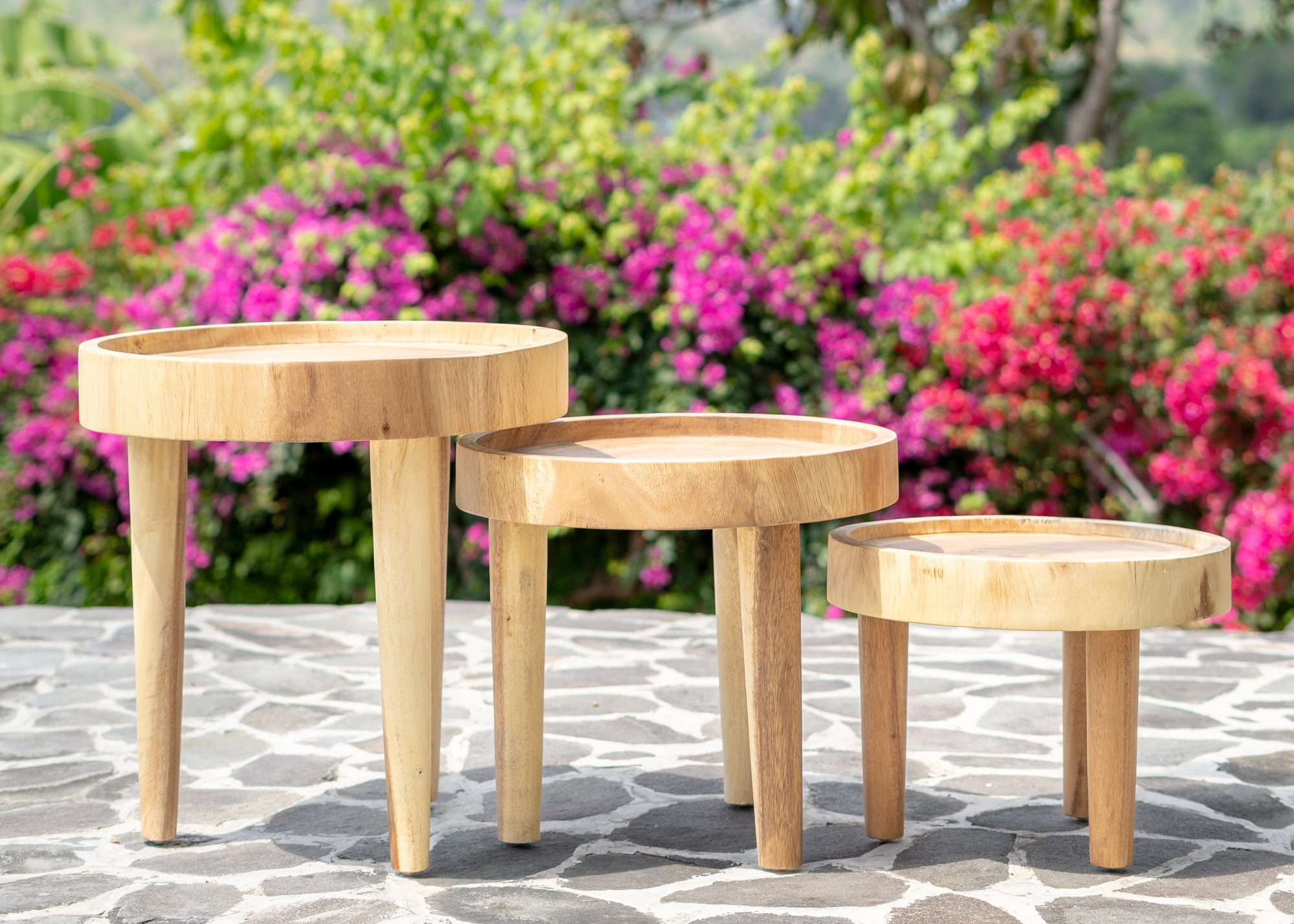 Three Legged 'Ulu' Side Table