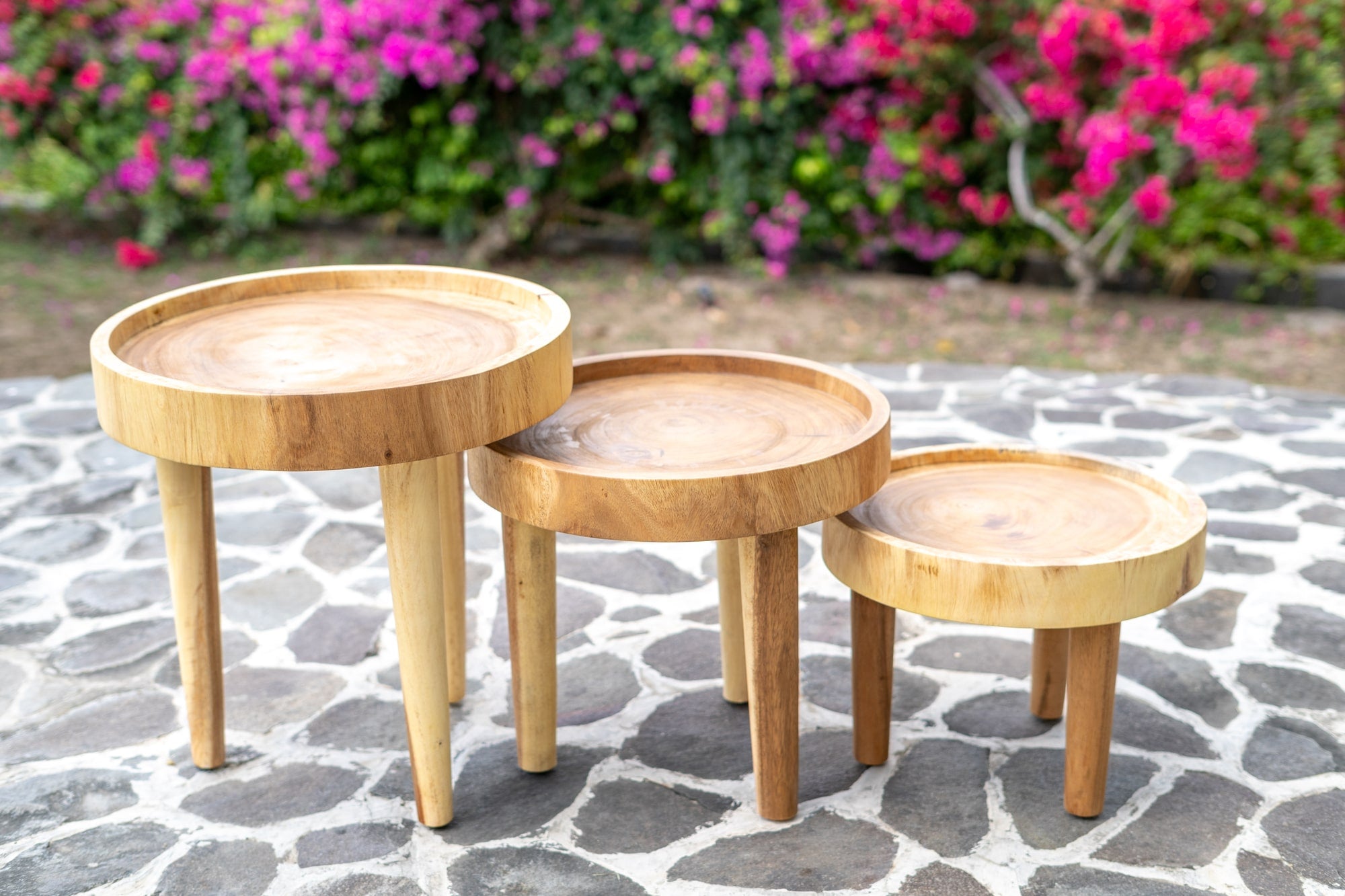Three Legged 'Ulu' Side Table