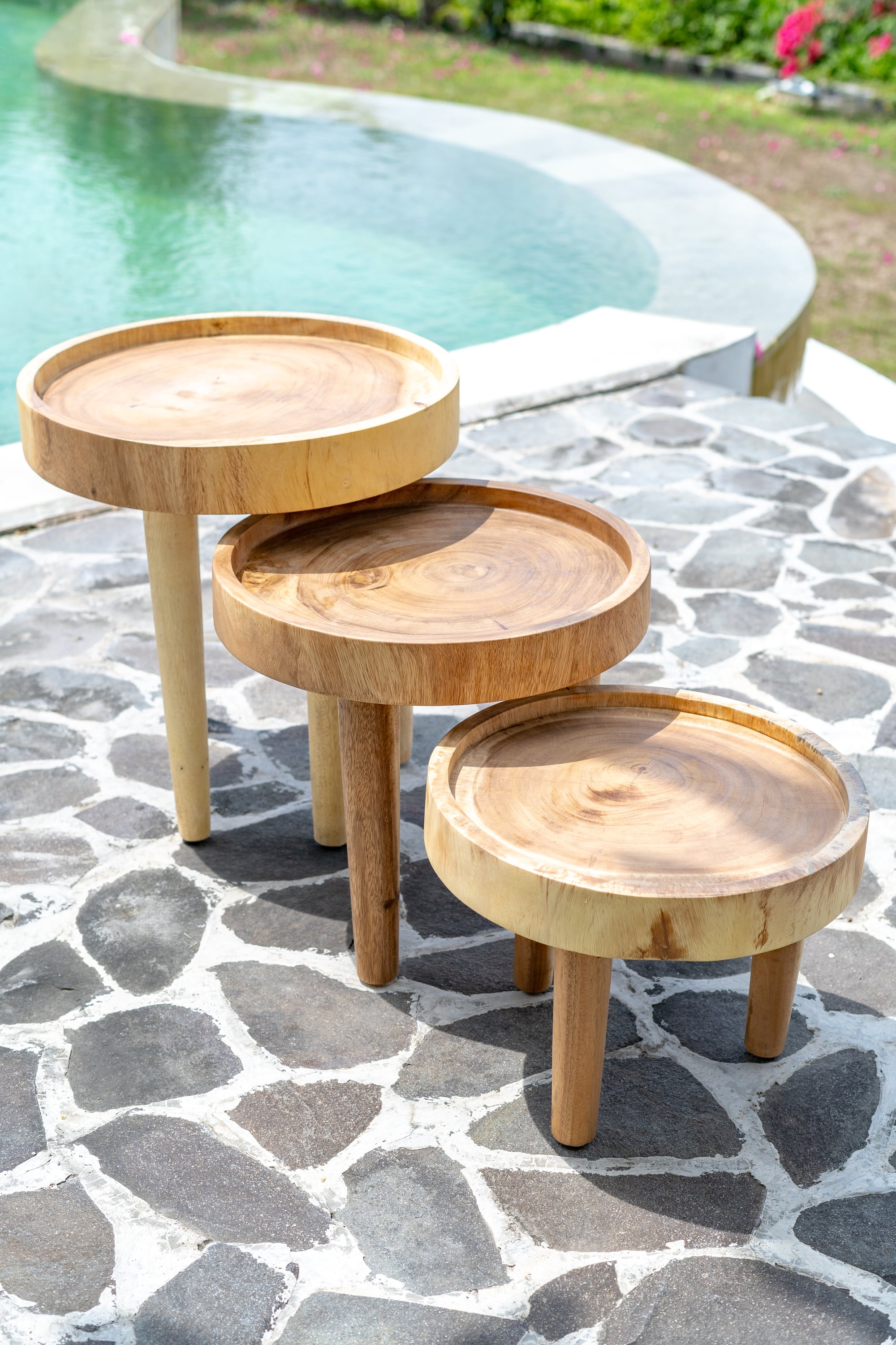 Three Legged 'Ulu' Side Table