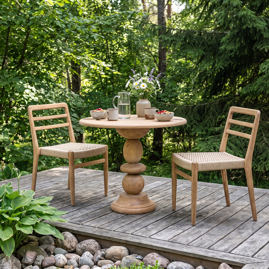 Verano teak dining chair (set of 2)