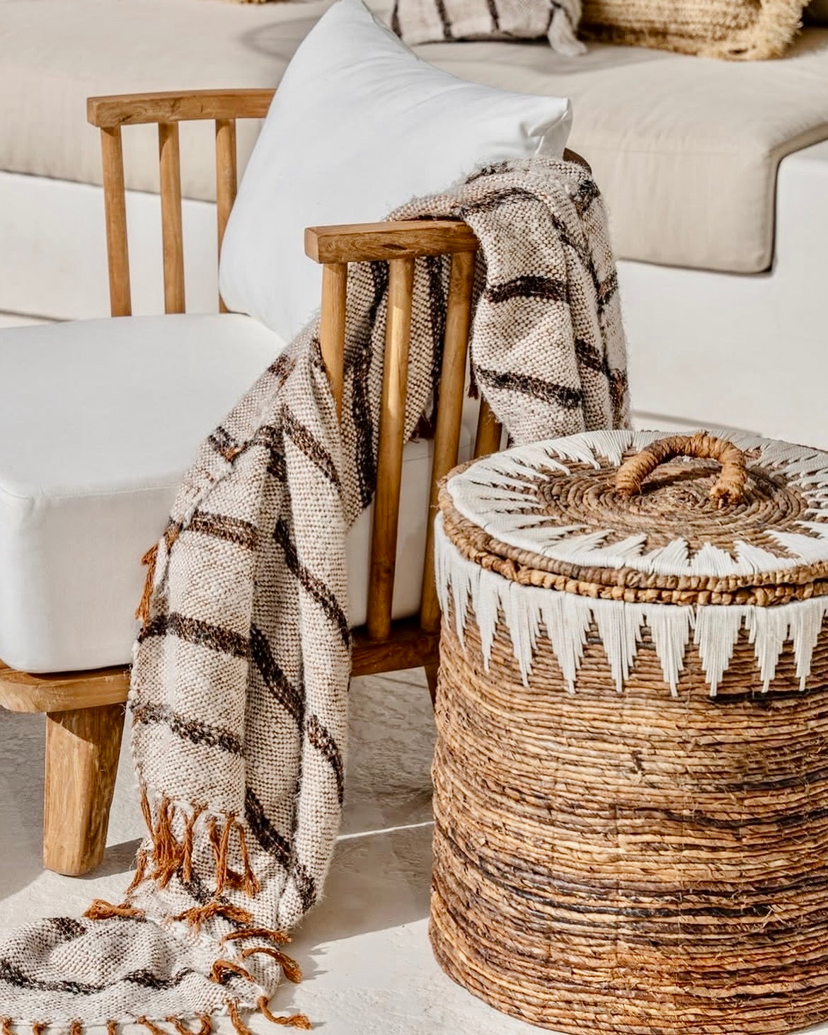 Embroided Basket