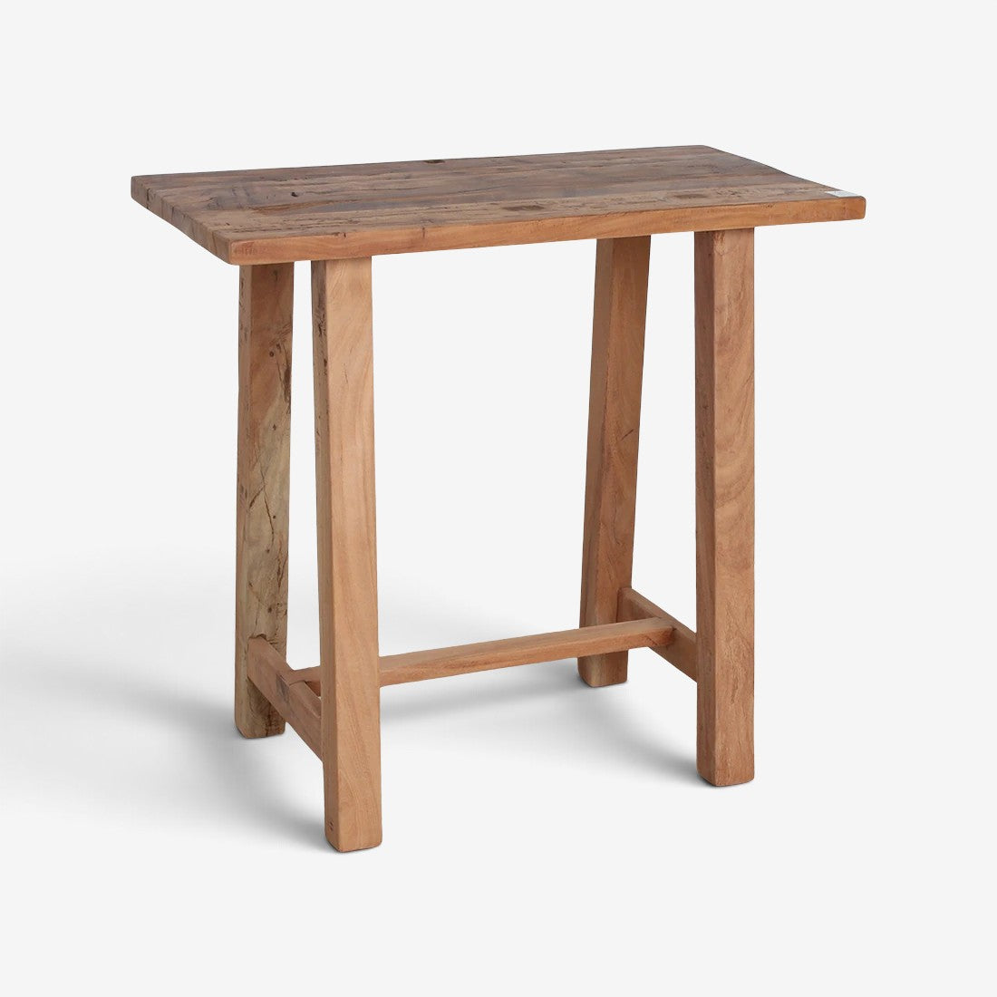 Kayu Living Farmwood wall table made from FSC recycled wood with visible knots and natural grain texture.