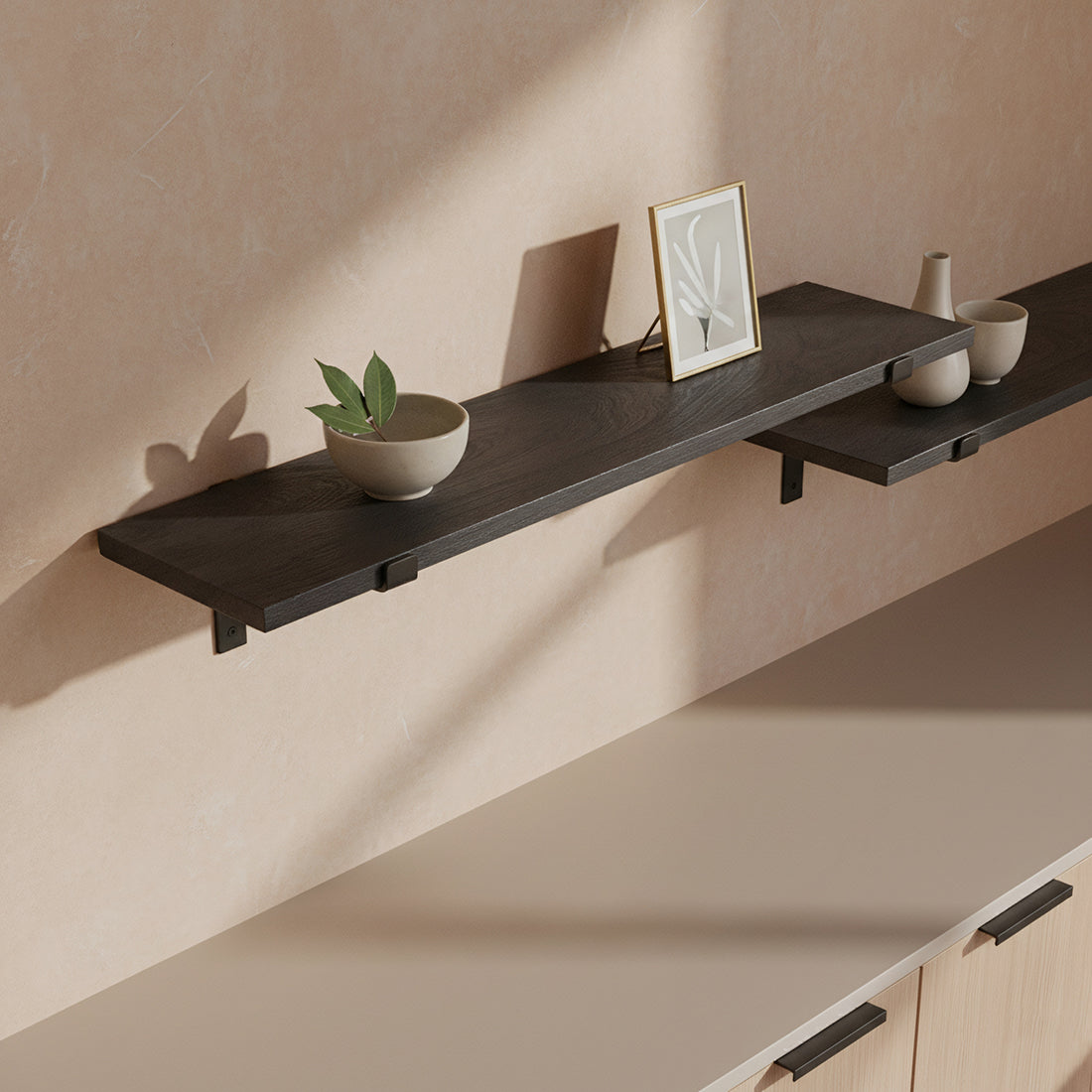 Factory Wall Shelf - FSC-recycled wood - 80 cm