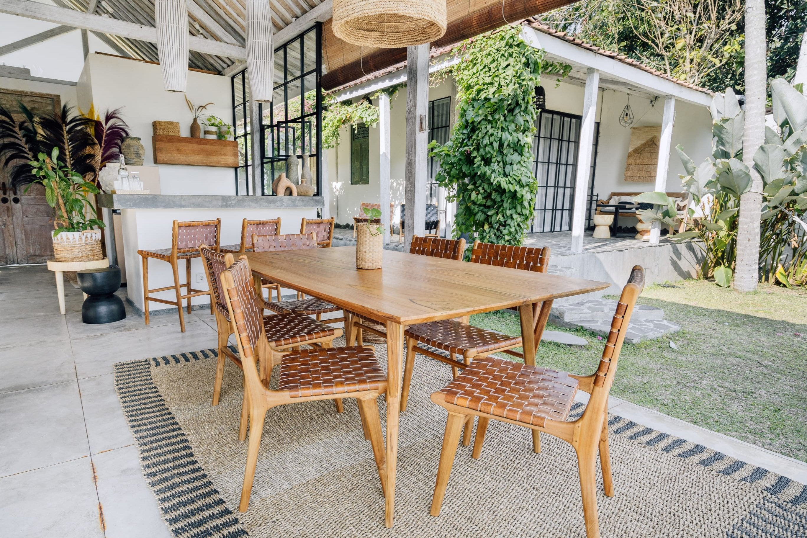 Dining Table 180x100 cm in Solid Teak