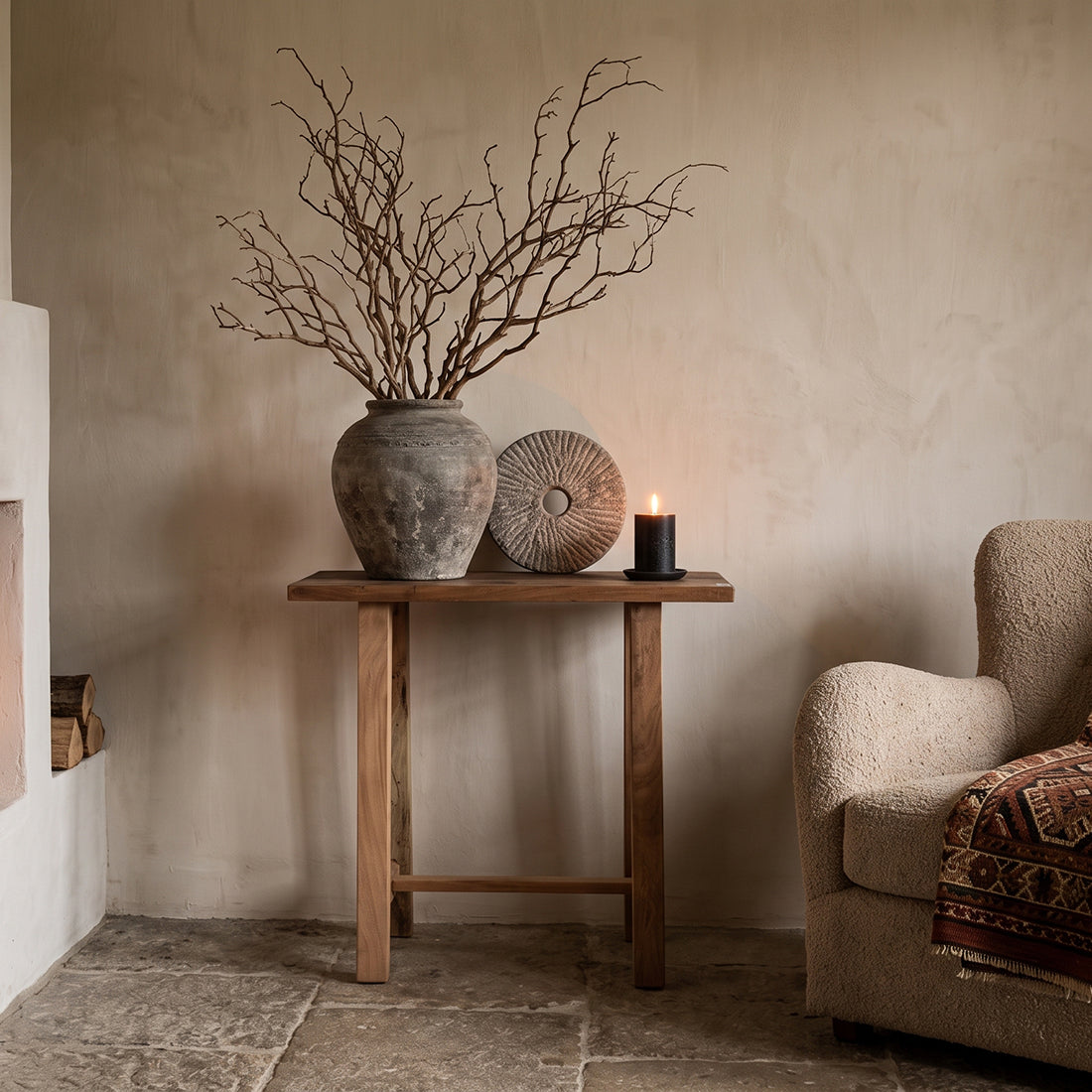 Farmwood wall table - FSC recycled wood