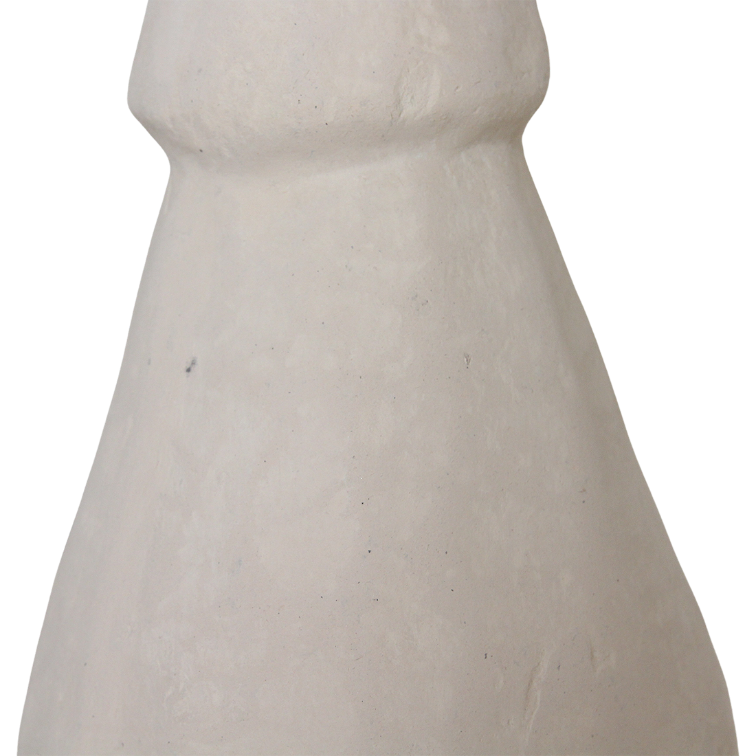 Kayu Living Chalk Pugal pendant lamp in off-white Ecomix with a matte, stone-like textured finish.