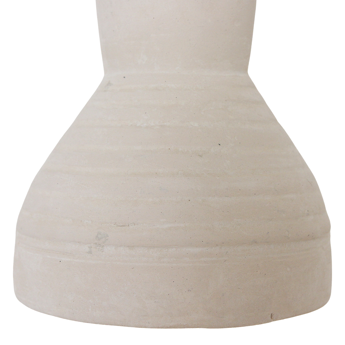 Kayu Living Sukkur pendant lamp in natural chalk-textured Ecomix with organic, hand-pressed stone-like finish
