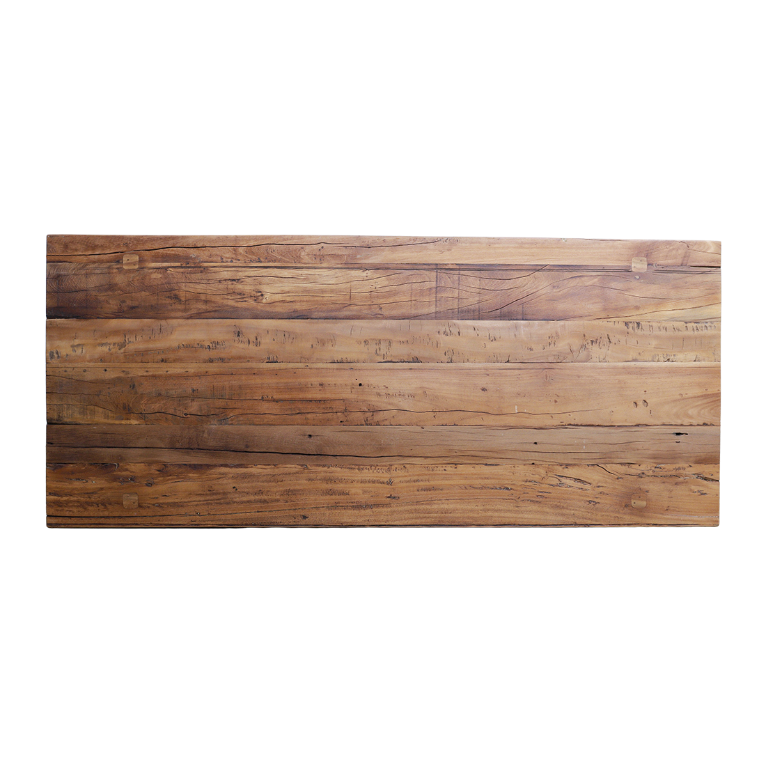 Kayu Living Farmwood rectangular coffee table made from rustic FSC-certified recycled wood with natural grain details.